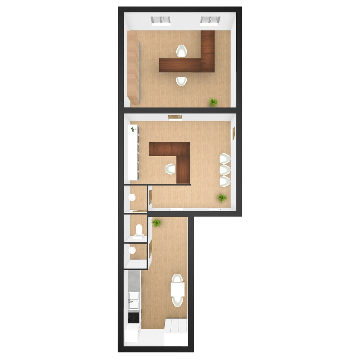 Lokal usługowy nr 1 66,76 m2